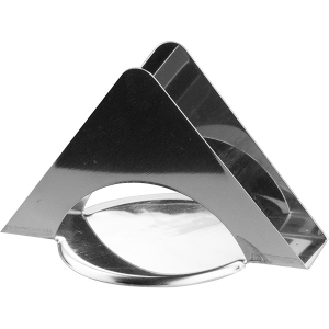 картинка Салфетница треуг.; сталь нерж.; металлич. (03170538) MAK от интернет-магазина Posuda-bar