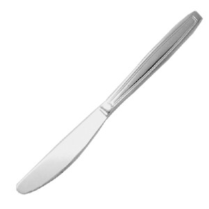 картинка Нож столовый «Евро»; сталь нерж.; L=200/95, B=18мм; металлич. (03110204) Trud от интернет-магазина Posuda-bar