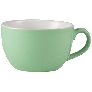 картинка Чашка чайная «Роял»; фарфор; 340мл; зелен. (03141450) Genware от интернет-магазина Posuda-bar