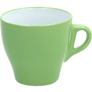 картинка Чашка чайная «Колорс»; фарфор; 250мл; зелен. (03141236) Tognana от интернет-магазина Posuda-bar