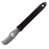 картинка Нож д/снятия цедры; сталь, полипроп.; L=180/63, B=20мм; черный, металлич. (02060238) Ilsa от интернет-магазина Posuda-bar