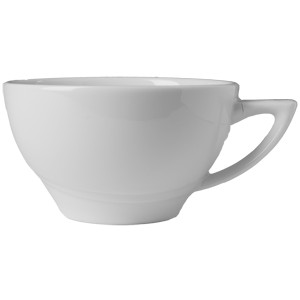 картинка Чашка чайная «Атлантис»; фарфор; 220мл; D=100, H=58, L=125, B=100мм; белый (03140539) Lilien Austria от интернет-магазина Posuda-bar