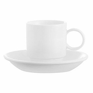 картинка Чашка кофейная «Дайринг»; фарфор; 90мл; D=56, H=60мм; белый (03130514) Arcoroc от интернет-магазина Posuda-bar