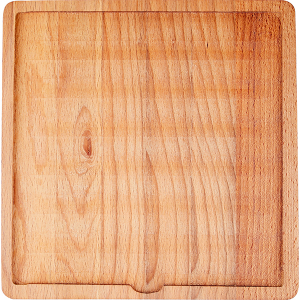 картинка Поднос д/подачи; бук; H=2, L=20, B=20см; деревян. (04082359) PPwood от интернет-магазина Posuda-bar