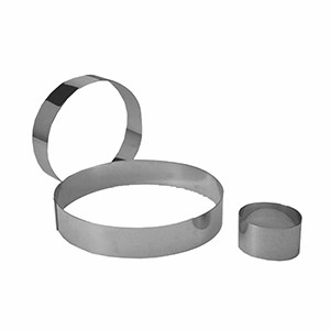 картинка Кольцо кондитерское; сталь нерж.; D=160, H=45, B=170мм; металлич. (04145390) Matfer от интернет-магазина Posuda-bar