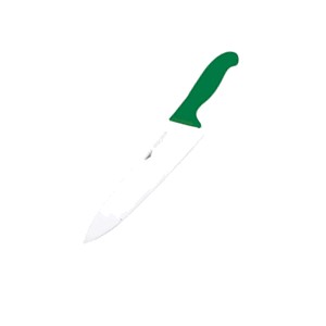 картинка Нож поварской; сталь; L=405/260, B=55мм; зелен., металлич. (04070879) Paderno от интернет-магазина Posuda-bar