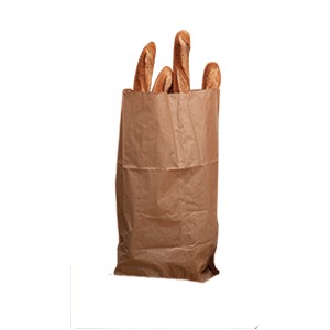 картинка Пакет д/хлеба[100шт]; бумага; L=60, B=30см; коричнев. (04148701) Matfer от интернет-магазина Posuda-bar
