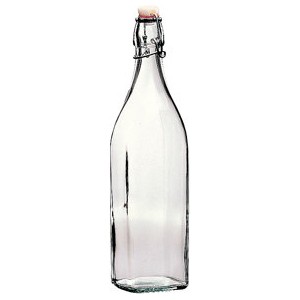 картинка Бутылка «Свинг»; стекло, пластик; 1л; D=90, H=315, L=75, B=75мм; прозр. (03100401) Bormioli Rocco от интернет-магазина Posuda-bar