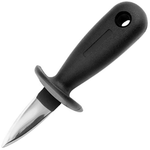 картинка Нож д/устриц; сталь нерж., полиамид; L=155/55, B=45мм; черный, металлич. (04070315) Aps от интернет-магазина Posuda-bar