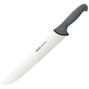 картинка Нож д/мяса «Колор проф»; сталь нерж., полипроп.; L=49/35см; серый (04072049) Arcos от интернет-магазина Posuda-bar