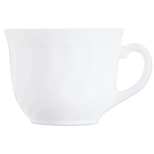 картинка Чашка чайная «Трианон»; стекло; 280мл; D=90, H=75, L=110мм; белый (03140227) Arcoroc от интернет-магазина Posuda-bar