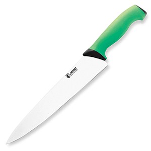 картинка Нож поварской; сталь, пластик; L=25, B=2см; зелен., металлич. (04071884) Matfer от интернет-магазина Posuda-bar