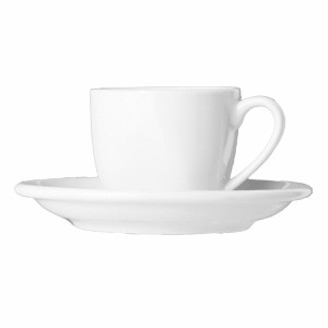картинка Чашка кофейная «Алберго»; фарфор; 80мл; D=65, L=80мм; белый (03130352) Tognana от интернет-магазина Posuda-bar