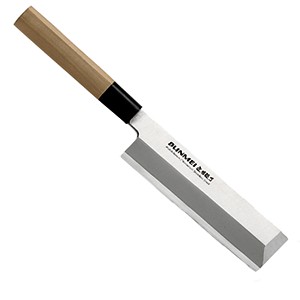 картинка Нож д/овощей «Усуба»; сталь, пластик; L=22, 5см; бежев., металлич. (04071709) Matfer от интернет-магазина Posuda-bar