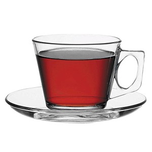 картинка Пара чайная; стекло; 195мл; H=7см; прозр. (03141105) Pasabahce от интернет-магазина Posuda-bar