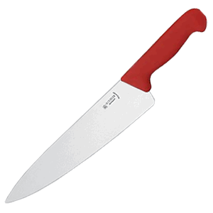 картинка Нож поварской «Шеф»; металл, пластик; L=20см; красный, металлич. (04071276) Matfer от интернет-магазина Posuda-bar