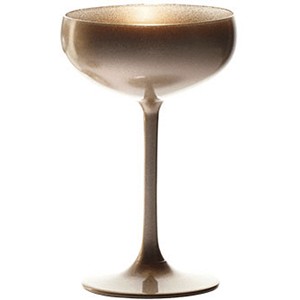 картинка Шампан. -блюдце «Олимпик»; хр.стекло; 230мл; D=95, H=147мм; бронз. (01060595) Stoelzle от интернет-магазина Posuda-bar