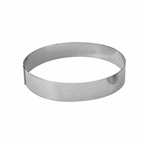 картинка Кольцо кондитерское; сталь нерж.; D=200, H=45мм; металлич. (04145324) Matfer от интернет-магазина Posuda-bar