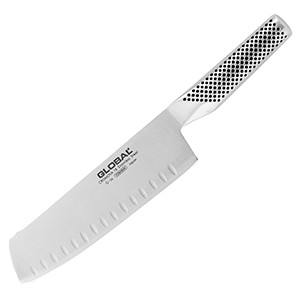 картинка Нож д/овощей рифленый «Глобал»; сталь нерж.; L=18см; металлич. (04071761) Matfer от интернет-магазина Posuda-bar