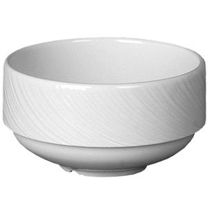 картинка Бульонная чашка «Спайро»; фарфор; 285мл; D=100, H=45мм; белый (03120387) Steelite от интернет-магазина Posuda-bar