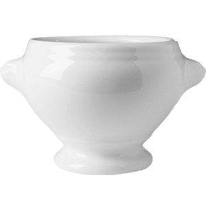 картинка Бульонная чашка с ручк. «Пати»; фарфор; 450мл; D=10, H=10, L=16см; белый (03120366) Tognana от интернет-магазина Posuda-bar