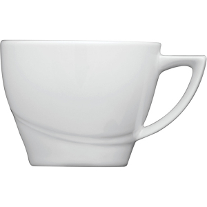 картинка Чашка кофейная «Атлантис»; фарфор; 100мл; D=70, H=50, L=95, B=70мм; белый (03130395) Lilien Austria от интернет-магазина Posuda-bar