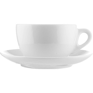 картинка Пара кофейная «Верона»; фарфор; 155мл; белый (03130655) Ancap от интернет-магазина Posuda-bar