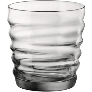 картинка Олд Фэшн «Рифлесси»; стекло; 300мл; D=82, H=88мм; серый (01021407) Bormioli Rocco от интернет-магазина Posuda-bar