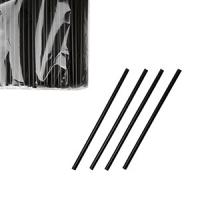 картинка Трубочки б/изгиба[100шт]; D=5, H=125, L=125, B=20мм; черный (06030101) Pasterski от интернет-магазина Posuda-bar