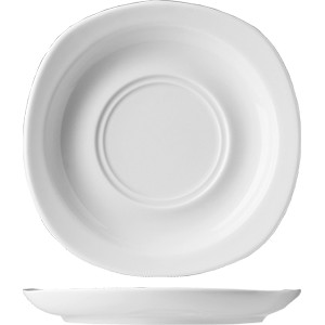 картинка Блюдце «Эфес»; фарфор; D=13см; белый (03022035) Kutahya от интернет-магазина Posuda-bar