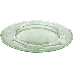 картинка Тарелка мелкая «Грин»; стекло; D=32см; зелен. (03012122) Lux от интернет-магазина Posuda-bar