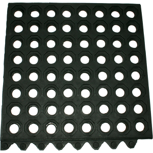 картинка Коврик; резина; H=12, L=915, B=915мм; черный (02120629) Was от интернет-магазина Posuda-bar