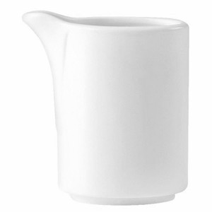картинка Молочник «Монако Вайт»; фарфор; 85мл; H=75, L=68, B=40мм; белый (03170659) Steelite от интернет-магазина Posuda-bar