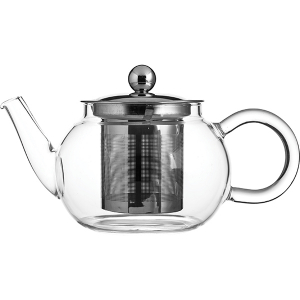 картинка Чайник «Проотель»; термост.стекло; 0, 6л; D=8см (03150162) Prohotel от интернет-магазина Posuda-bar