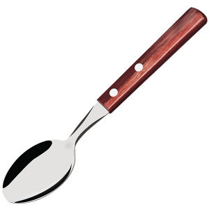 картинка Нож столовый с дерев. ручкой[3шт]; сталь нерж.; L=200/105, B=10мм; металлич. (03110269) Tramontina от интернет-магазина Posuda-bar
