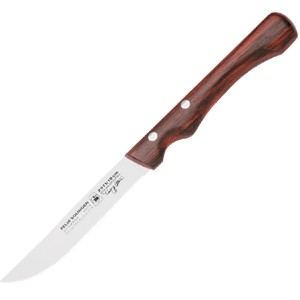 картинка Нож универсальный «Кузинье»; сталь, дерево; H=50, L=220/100, B=15мм; коричнев., металлич. (04070846) Felix от интернет-магазина Posuda-bar