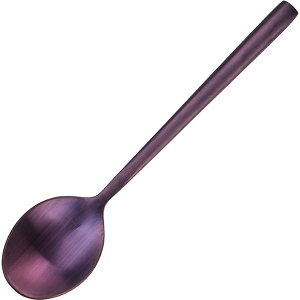 картинка Ложка чайная «Саппоро бэйсик»; сталь нерж.; L=13, 9см; фиолет., матовый (03111941) Kunstwerk от интернет-магазина Posuda-bar