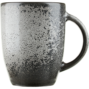 картинка Чашка чайная «Млечный путь»; фарфор; 300мл; D=80, H=105мм; белый, черный (03141336) Борисовская Керамика от интернет-магазина Posuda-bar