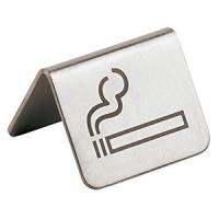 картинка Табличка «Можно курить»; сталь нерж.; H=35, L=55, B=50мм; хромиров. (02130712) Paderno от интернет-магазина Posuda-bar