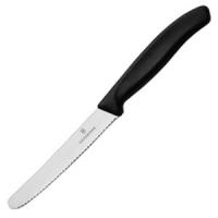 картинка Нож д/томатов ручка черная; металлич., черный (04071755) Victorinox от интернет-магазина Posuda-bar