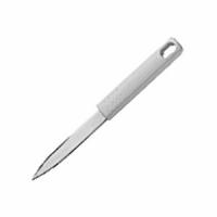 картинка Нож барный; сталь, полипроп.; L=225/110, B=17мм; белый (04070896) Ghidini от интернет-магазина Posuda-bar