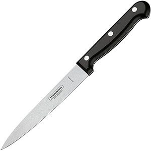 картинка Нож кухонный универсальный; металл, пластик; L=28/15, B=1см; металлич., черный (04071878) Tramontina от интернет-магазина Posuda-bar