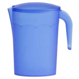 картинка Кувшин с крыш.; пластик; 2л; D=12, H=21см; синий (03090231) NS от интернет-магазина Posuda-bar