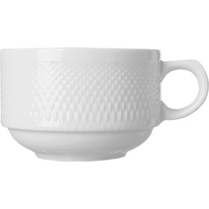 картинка Чашка кофейная «Портофино»; фарфор; 90мл; D=65, H=55, L=90мм; белый (03130332) Tognana от интернет-магазина Posuda-bar