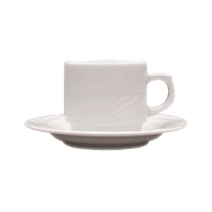 картинка Чашка кофейная «Аркадия»; фарфор; 100мл; D=60, H=55, B=85мм; белый (03130315) Lubiana от интернет-магазина Posuda-bar