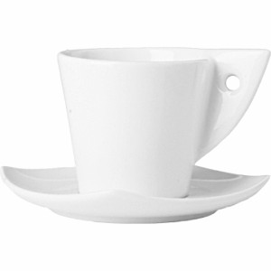 картинка Чашка кофейная «Элегант»; фарфор; 90мл; D=67, H=65, B=94мм; белый (03130386) Tognana от интернет-магазина Posuda-bar