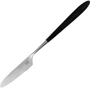 картинка Нож столовый «Гая»; сталь нерж.; черный, матовый (03113262) Sola от интернет-магазина Posuda-bar