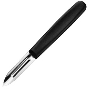 картинка Нож д/чистки овощей; нейлон; L=160/60, B=15мм; черный, металлич. (04071724) Victorinox от интернет-магазина Posuda-bar