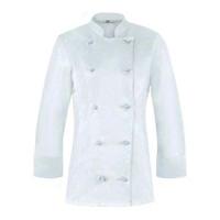 картинка Куртка поварская женская 50разм.; хлопок; белый (04143883) Greiff от интернет-магазина Posuda-bar