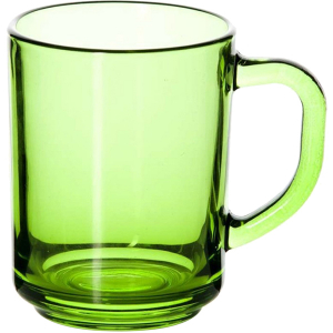 картинка Кружка «Энжой»; стекло; 250мл; зелен. (03141805) Pasabahce от интернет-магазина Posuda-bar